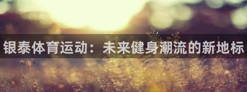 天天体育直播在线观看免费：银泰体育运动：未来健身潮流的新地标